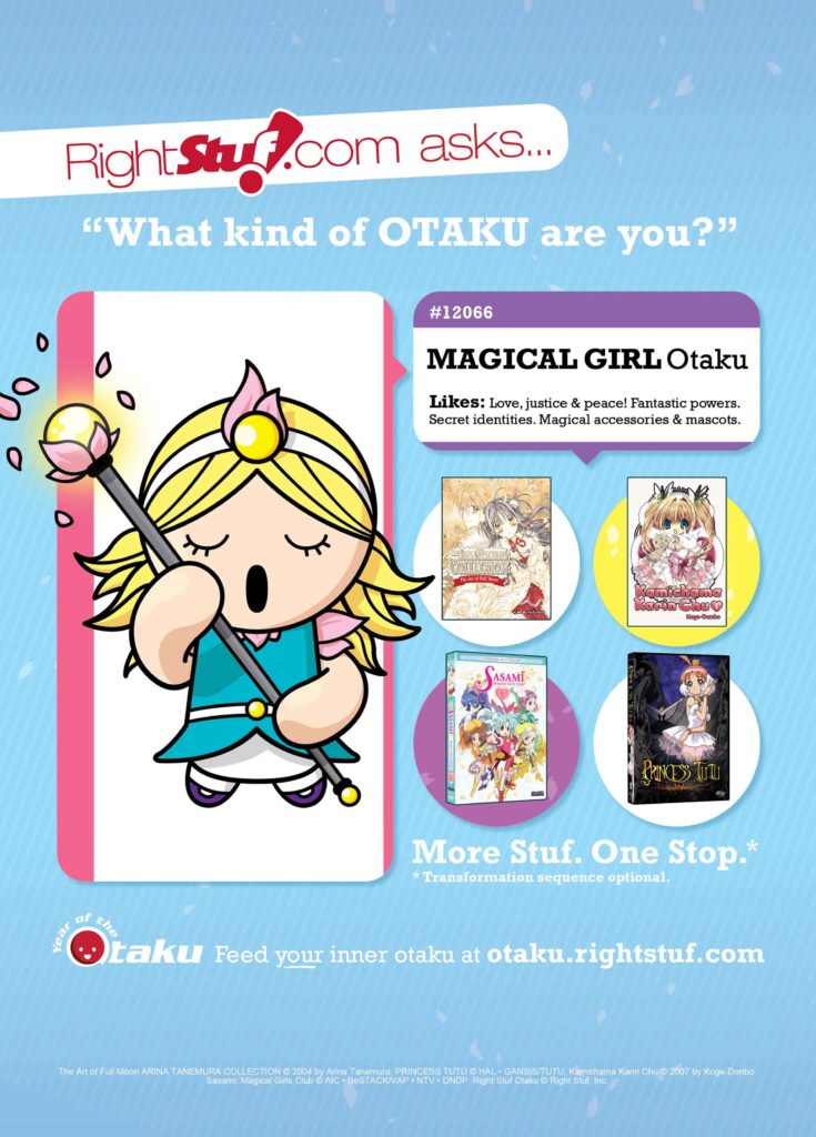 “Magical Girl Otaku” from the Year of the Otaku ad campaign.