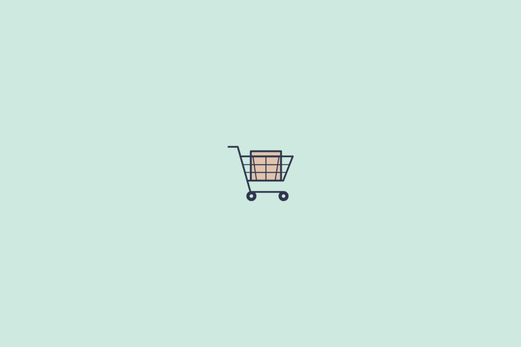 Shopping cart. / Icon illustration: Matthew Broerman