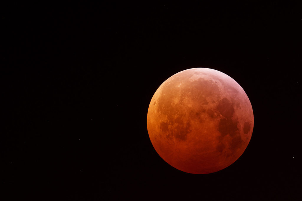 Lunar eclipse. / Photo: David Hajnal